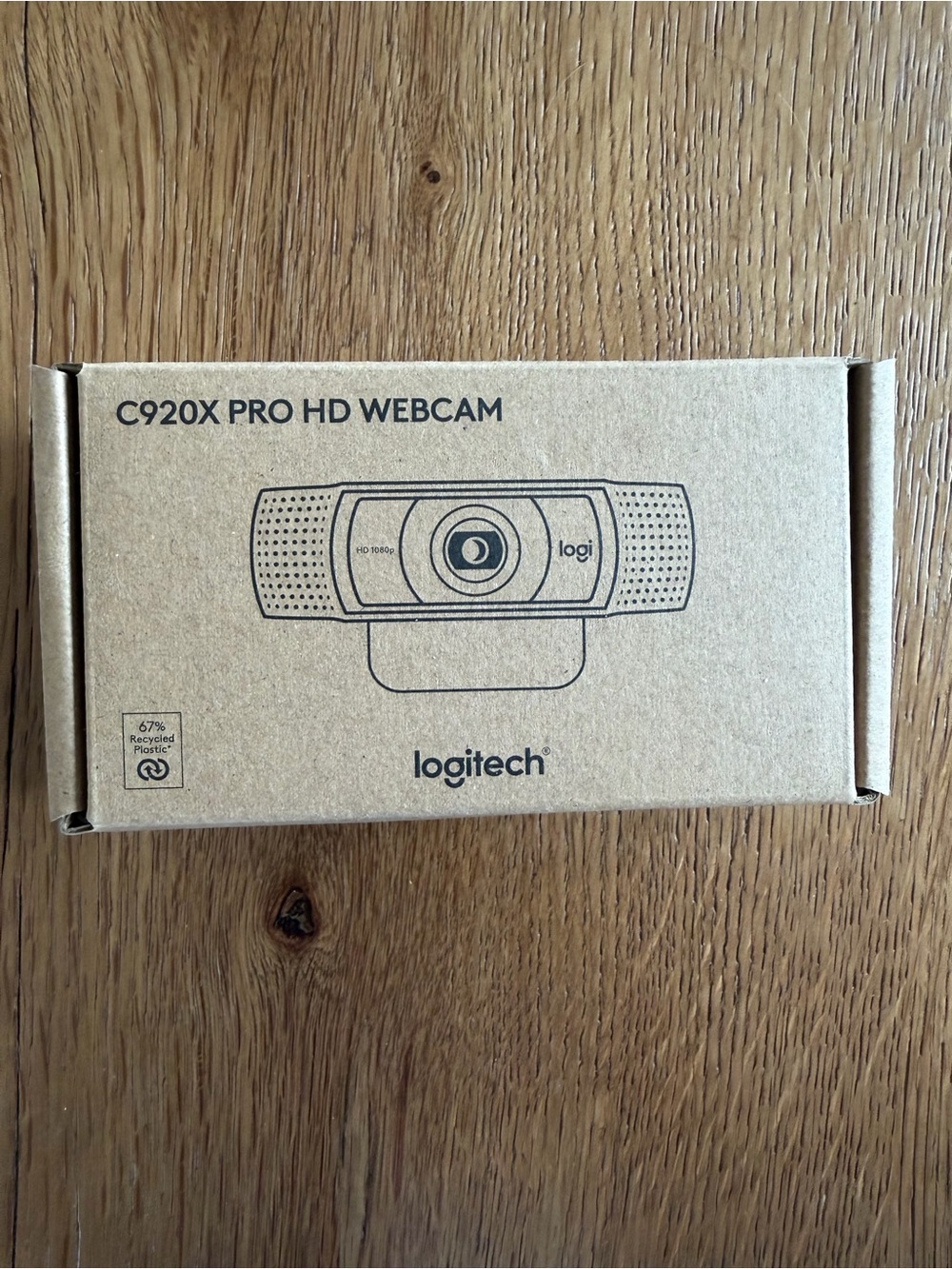Logitech C920X Pro HD Webcam - Brown Packaging